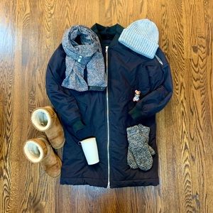 Black Long Winter Jacket